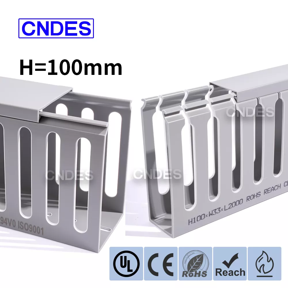 Ducht Sreangú Imfhálú PVC Sliotán Oscailte Airde 100mm