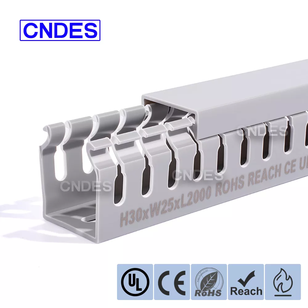 30×25 Slotted PVC Wire Duct Cosanta