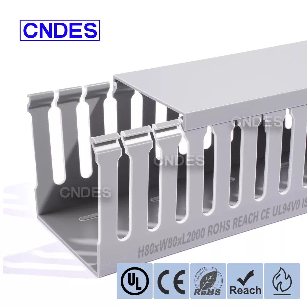 Ducht Sreangaithe Lasc-chláir PVC Slotted 80×80