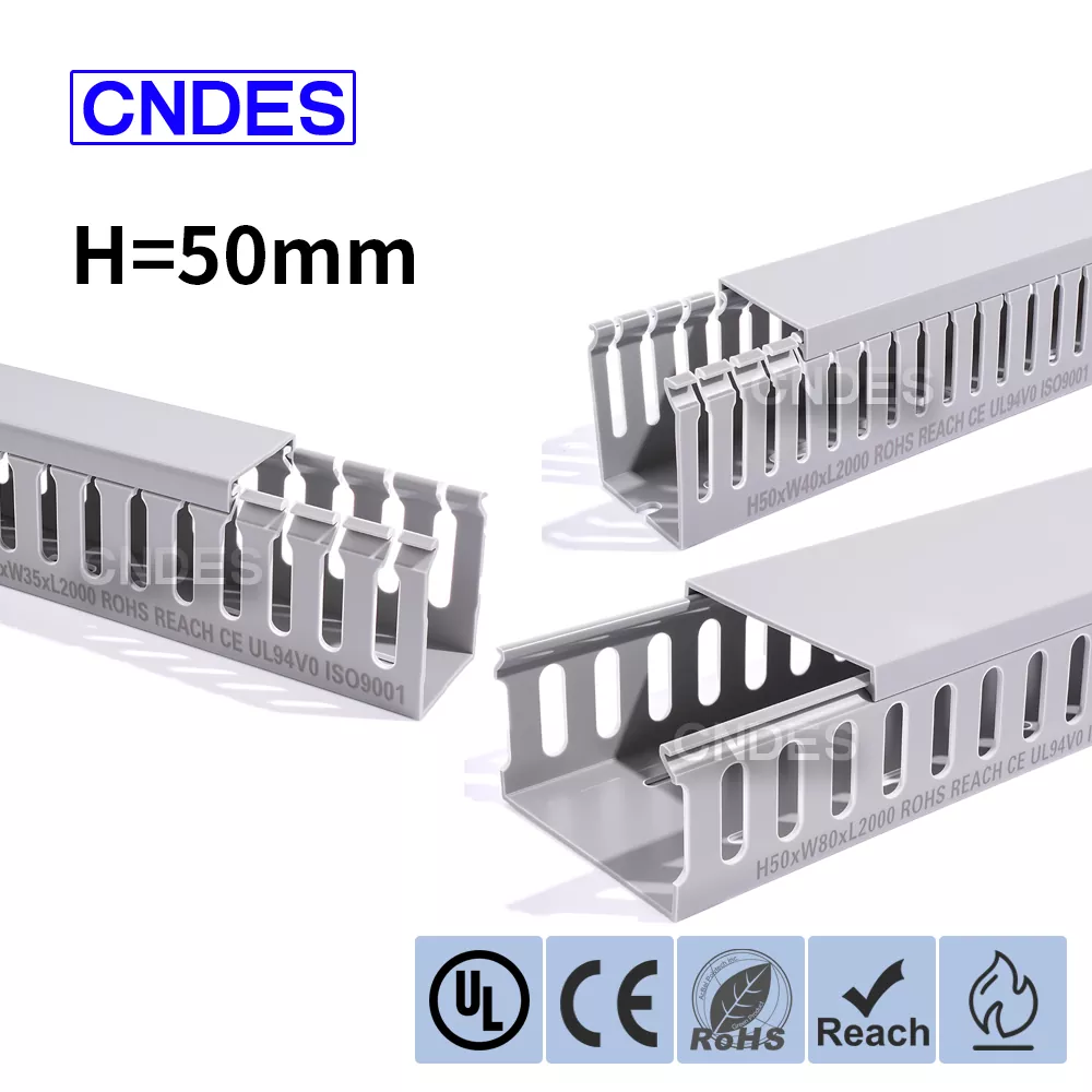 Ducht Sreangú Painéal PVC Slotted Airde 50mm